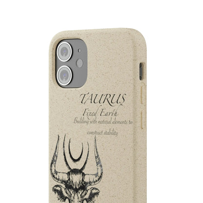 Taurus Zodiac Biodegradable Phone Case Printify