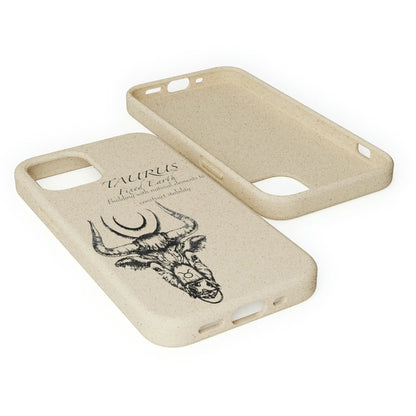 Taurus Zodiac Biodegradable Phone Case Printify