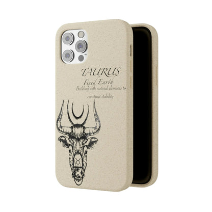 Taurus Zodiac Biodegradable Phone Case Printify