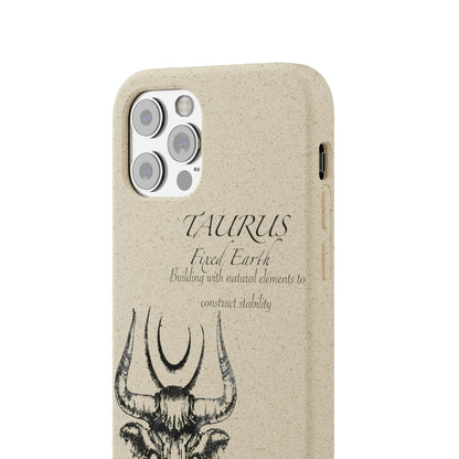 Taurus Zodiac Biodegradable Phone Case Printify