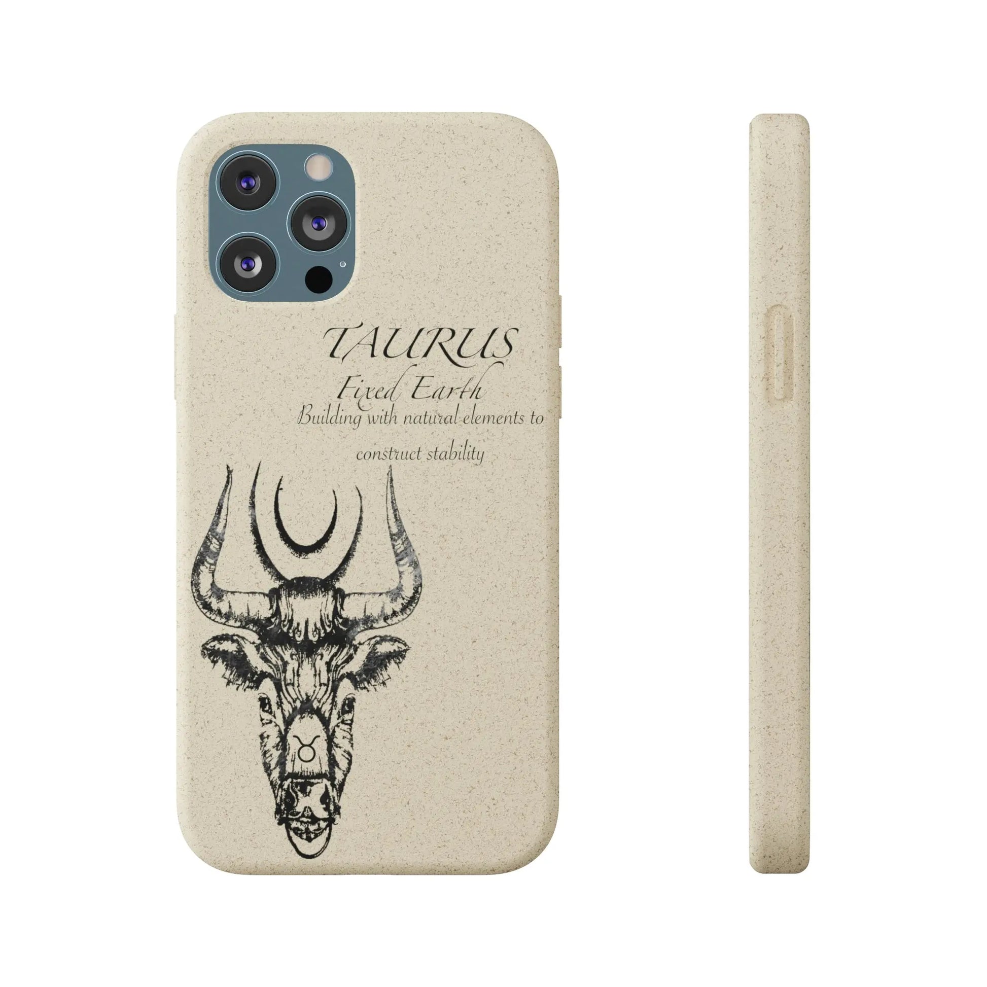 Taurus Zodiac Biodegradable Phone Case Printify