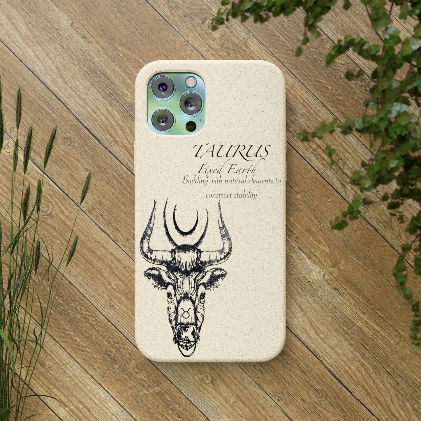 Taurus Zodiac Biodegradable Phone Case Printify