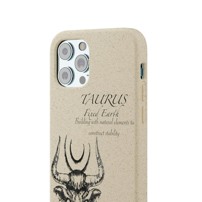 Taurus Zodiac Biodegradable Phone Case Printify