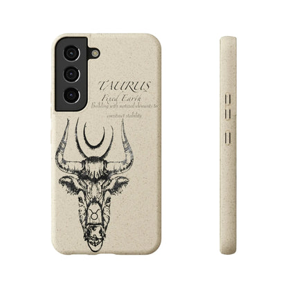 Taurus Zodiac Biodegradable Phone Case Printify