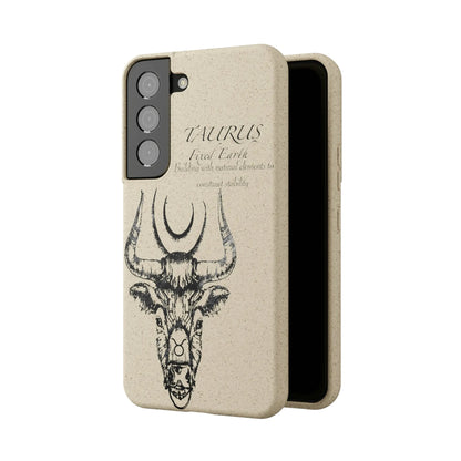 Taurus Zodiac Biodegradable Phone Case Printify