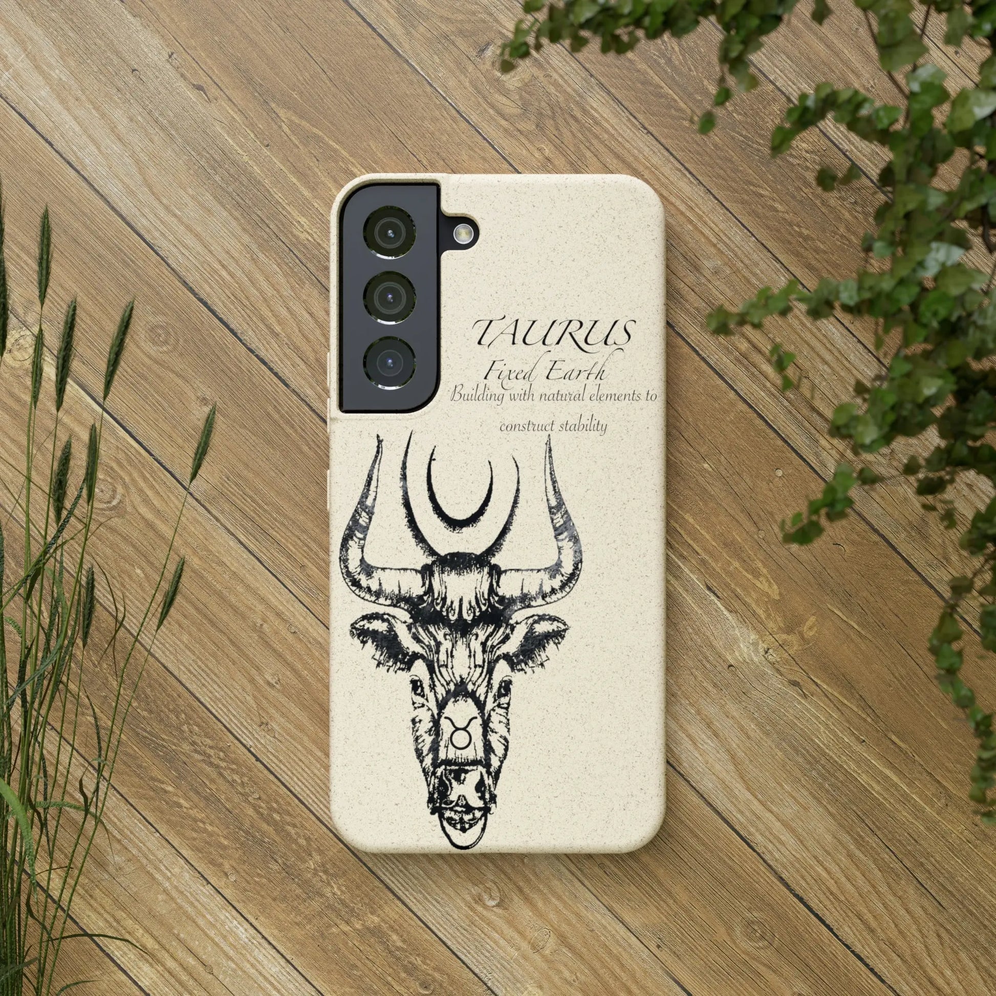 Taurus Zodiac Biodegradable Phone Case Printify