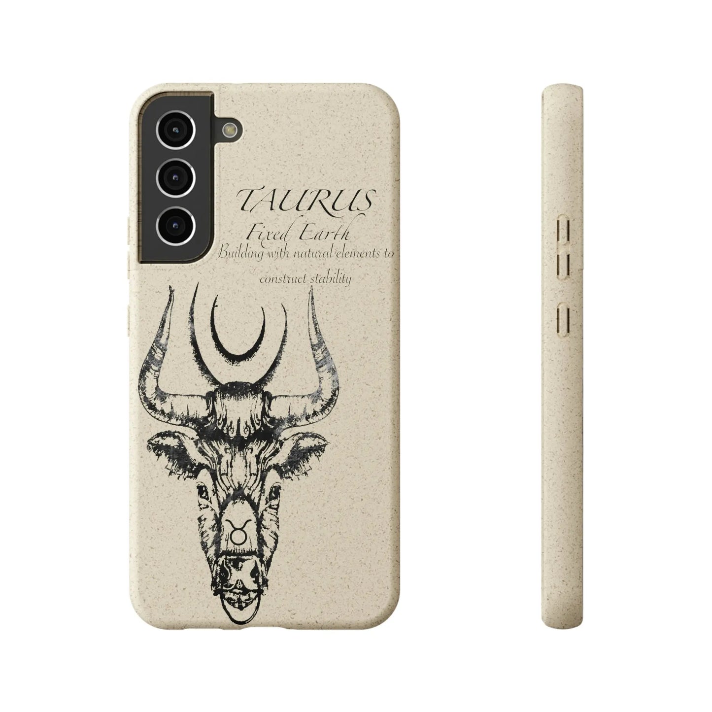 Taurus Zodiac Biodegradable Phone Case Printify