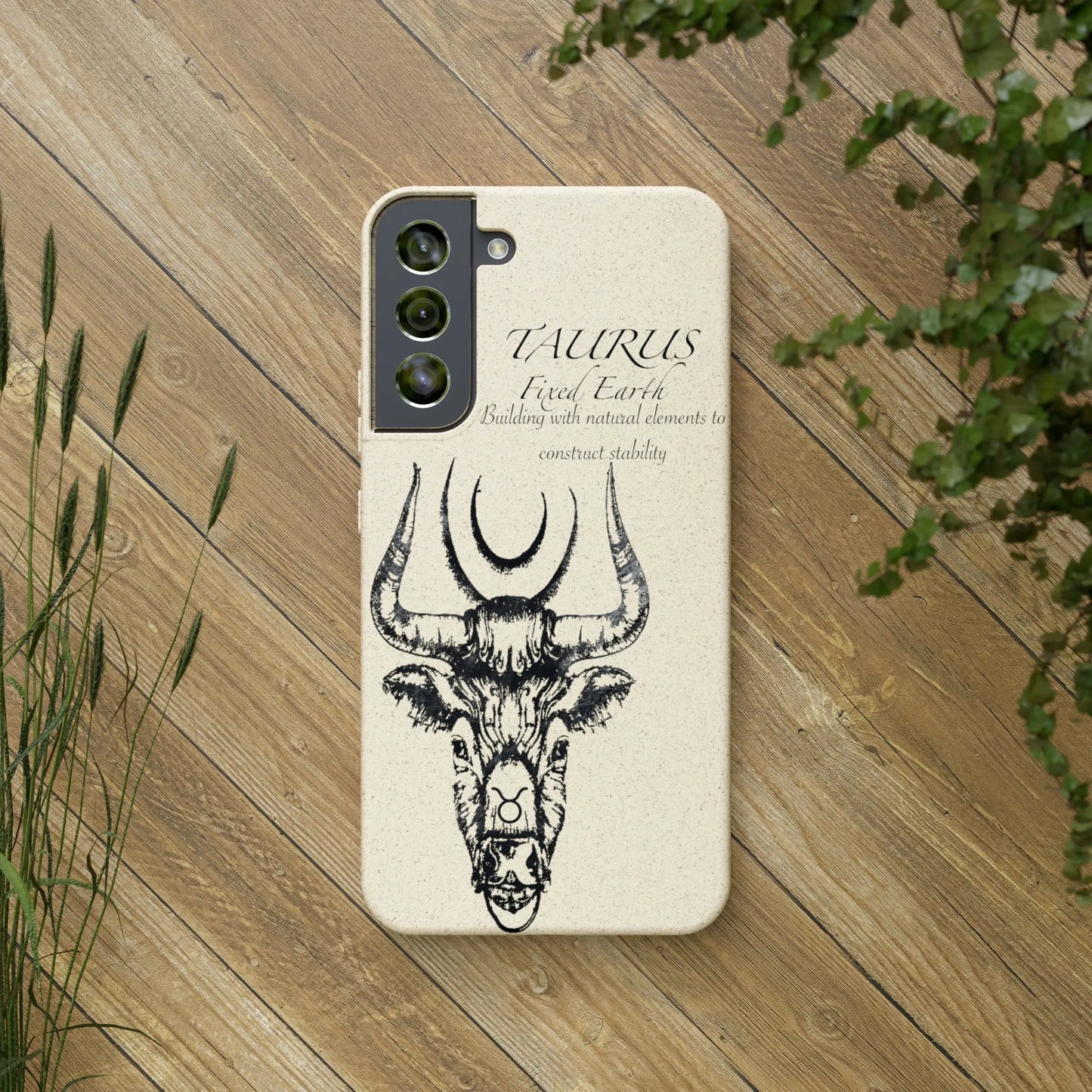 Taurus Zodiac Biodegradable Phone Case Printify