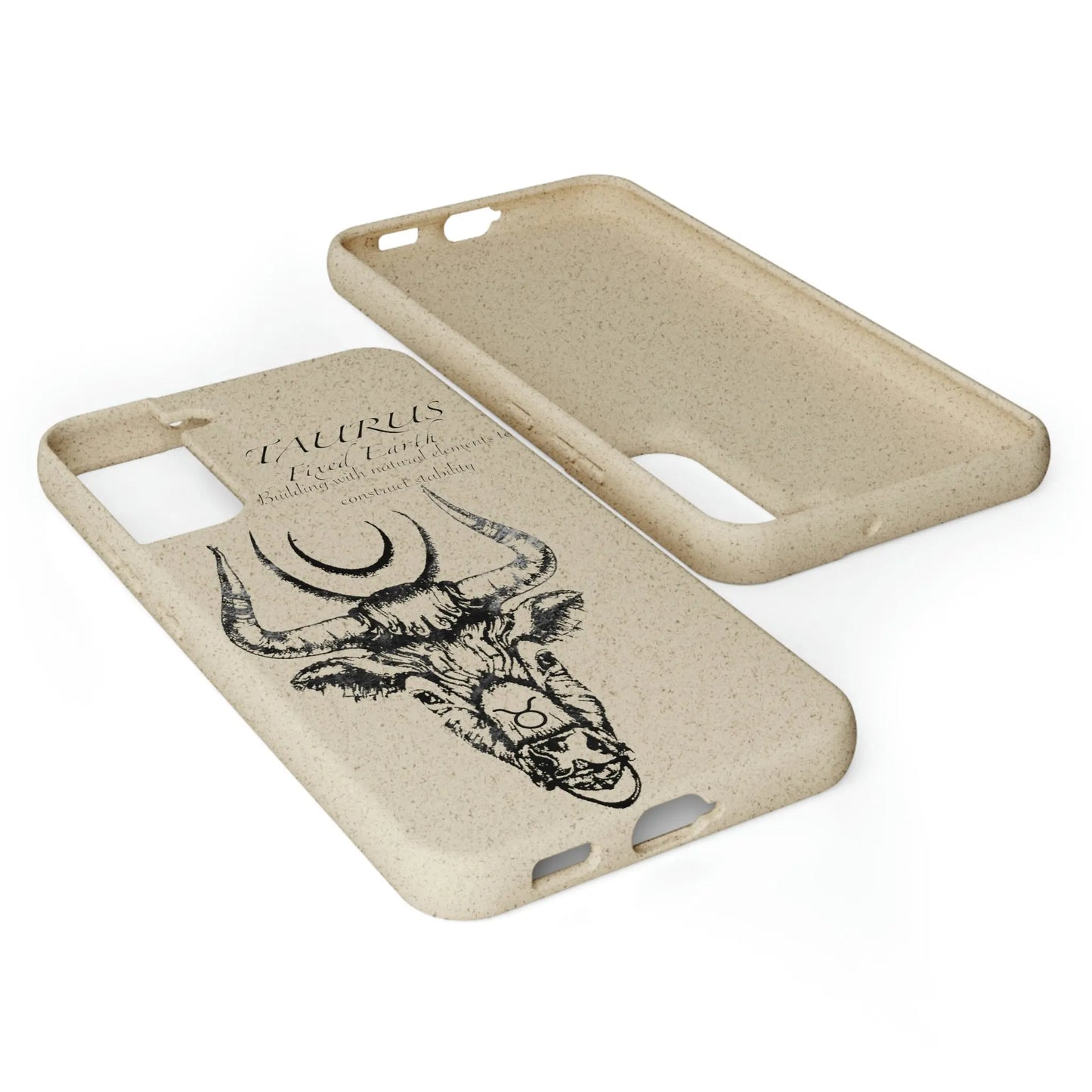 Taurus Zodiac Biodegradable Phone Case Printify