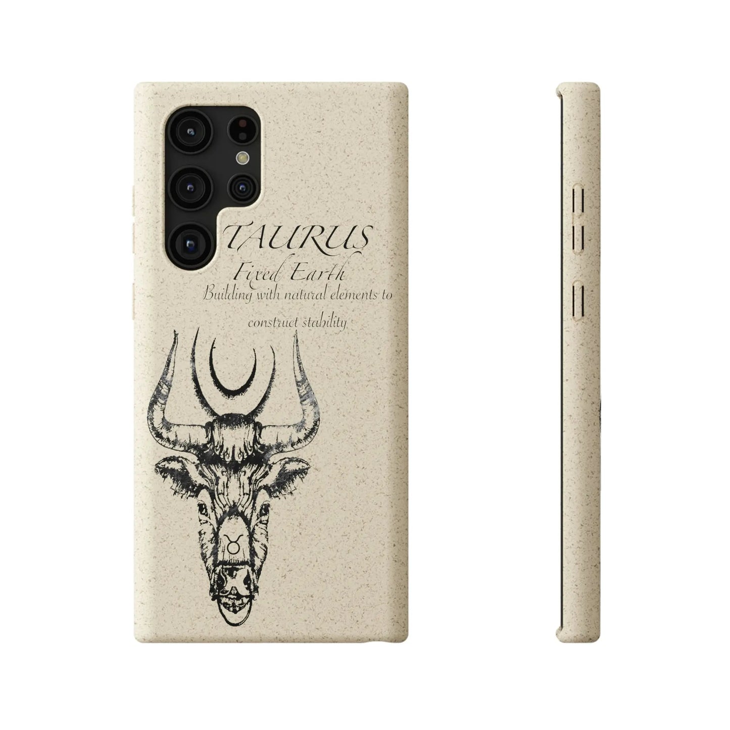 Taurus Zodiac Biodegradable Phone Case Printify