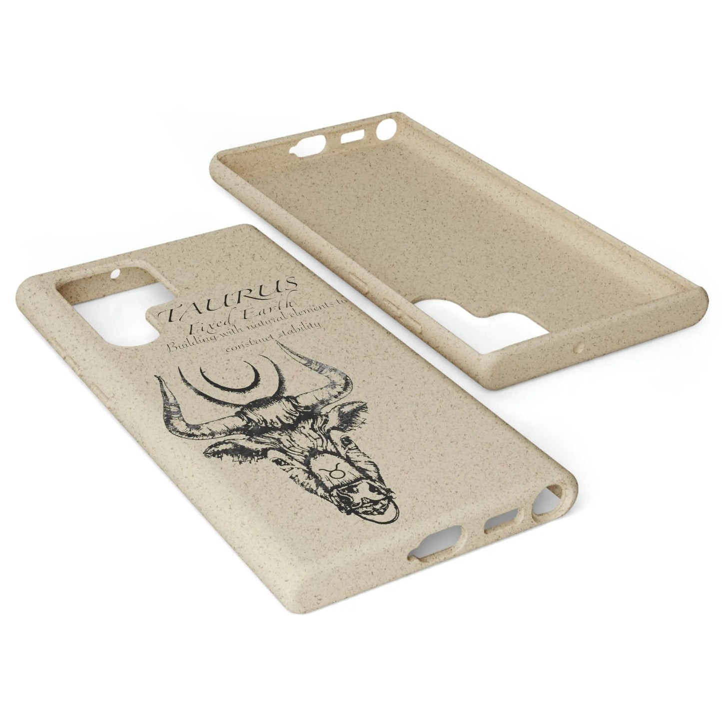 Taurus Zodiac Biodegradable Phone Case Printify