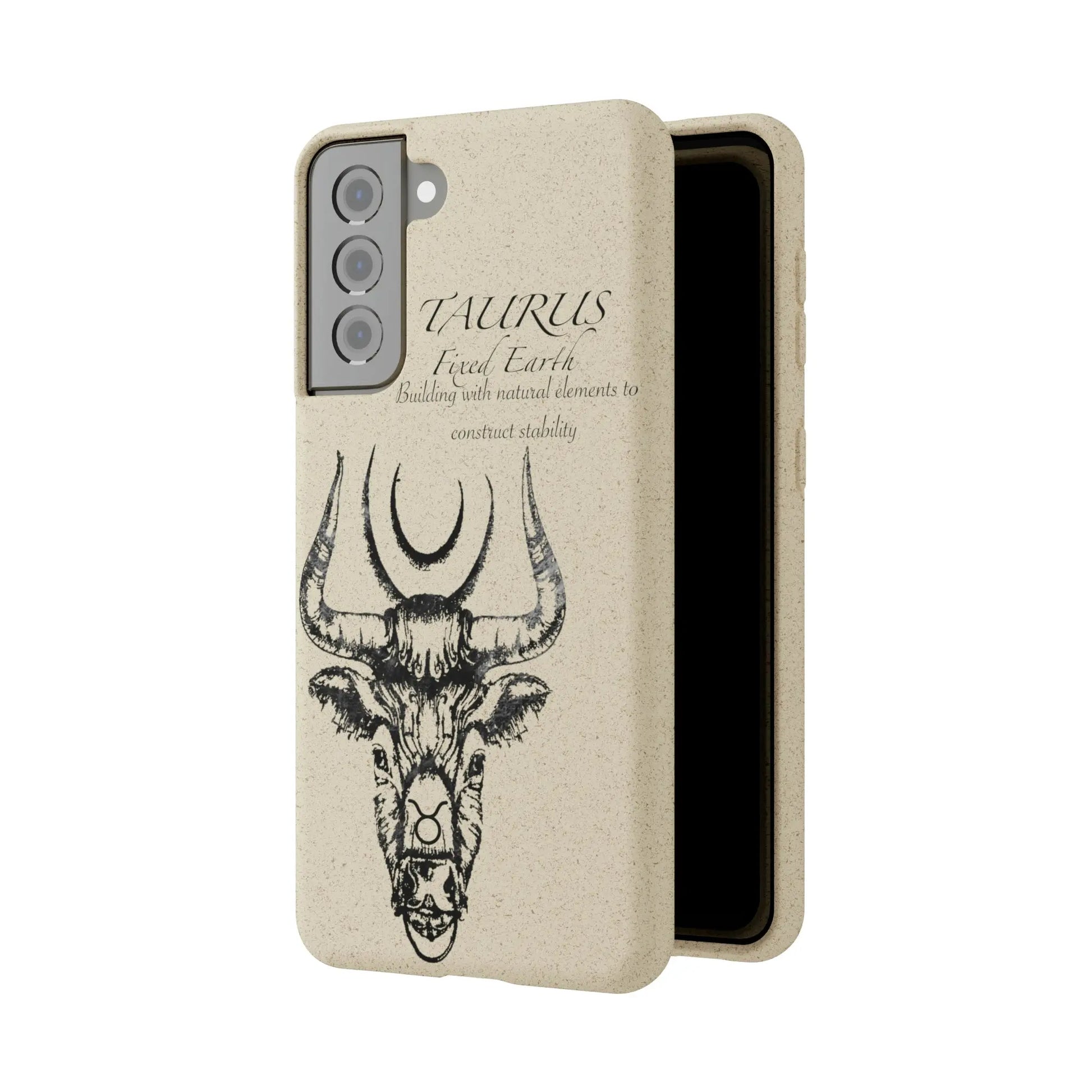 Taurus Zodiac Biodegradable Phone Case Printify