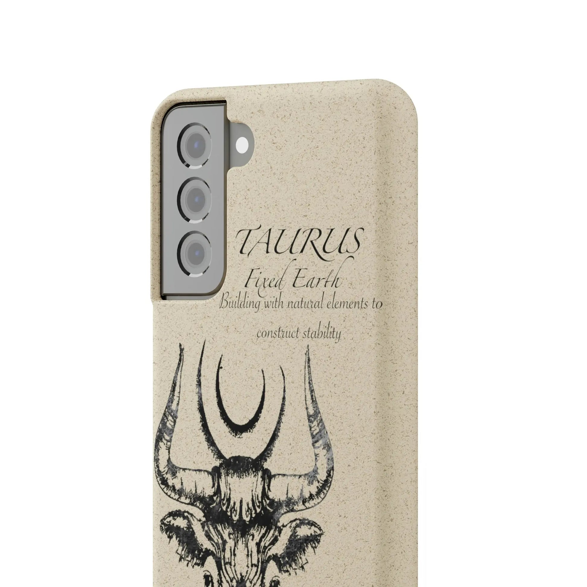 Taurus Zodiac Biodegradable Phone Case Printify