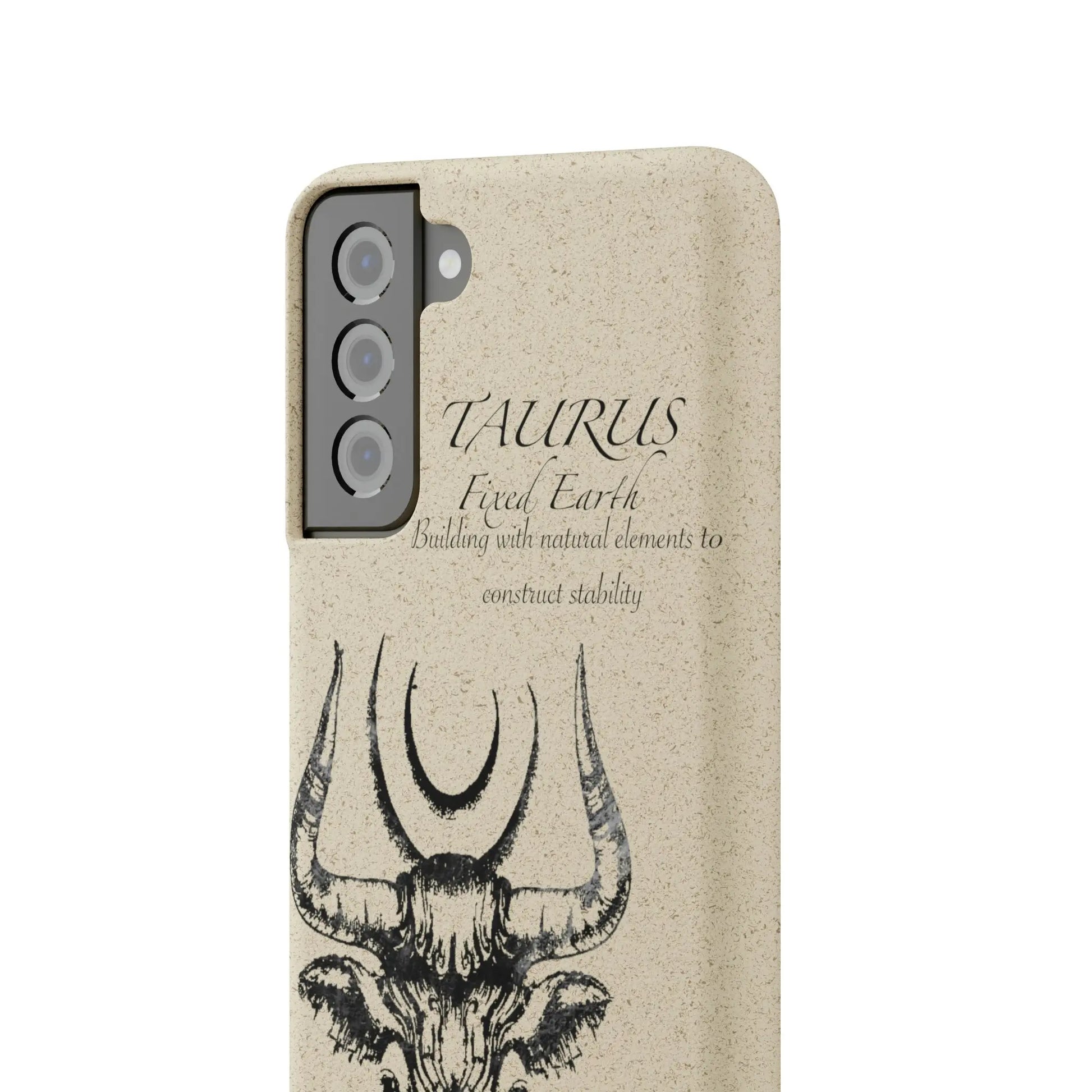 Taurus Zodiac Biodegradable Phone Case Printify