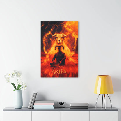 The Aries Ram Spirit Acrylic Art Printify