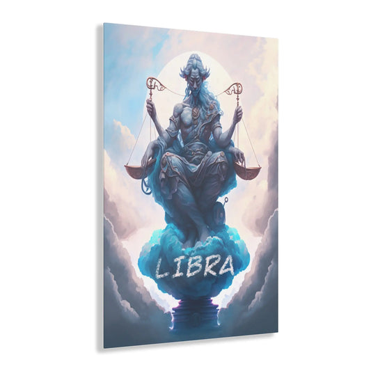 The Libra Cloud Judge Acrylic Art Printify