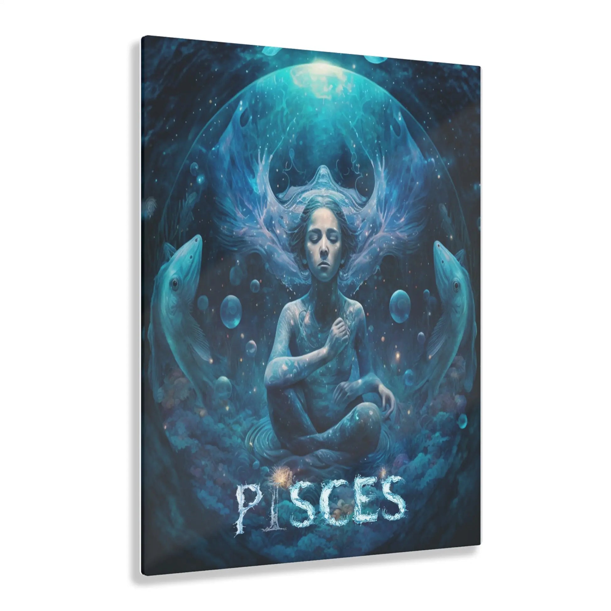 The Pisces Ocean Acrylic Art Printify