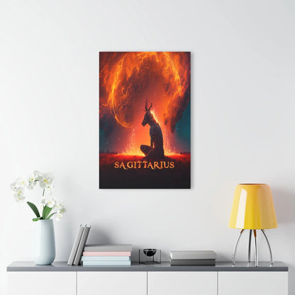 The Sagittarius Starfire Meditation Acrylic Art Printify