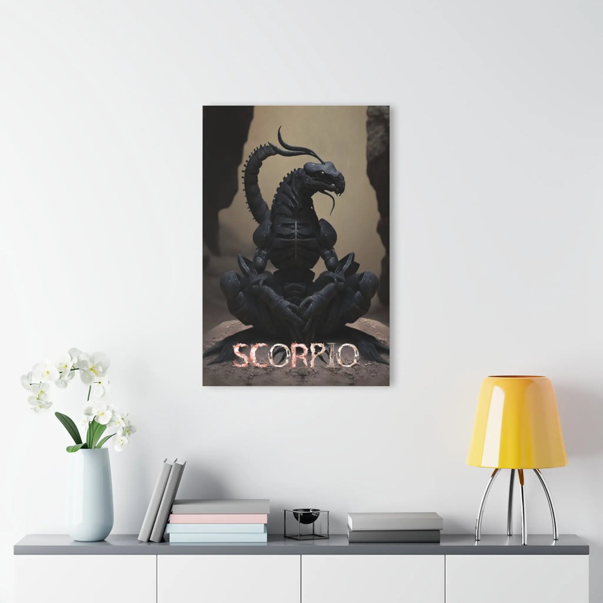 The Scorpio Desert Sage Acrylic Art Printify