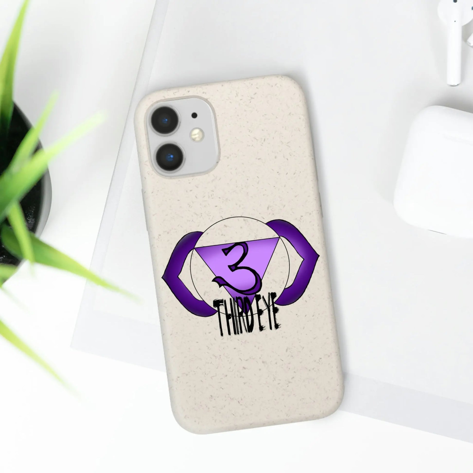 Third Eye Chakra Biodegradable Phone Case Printify