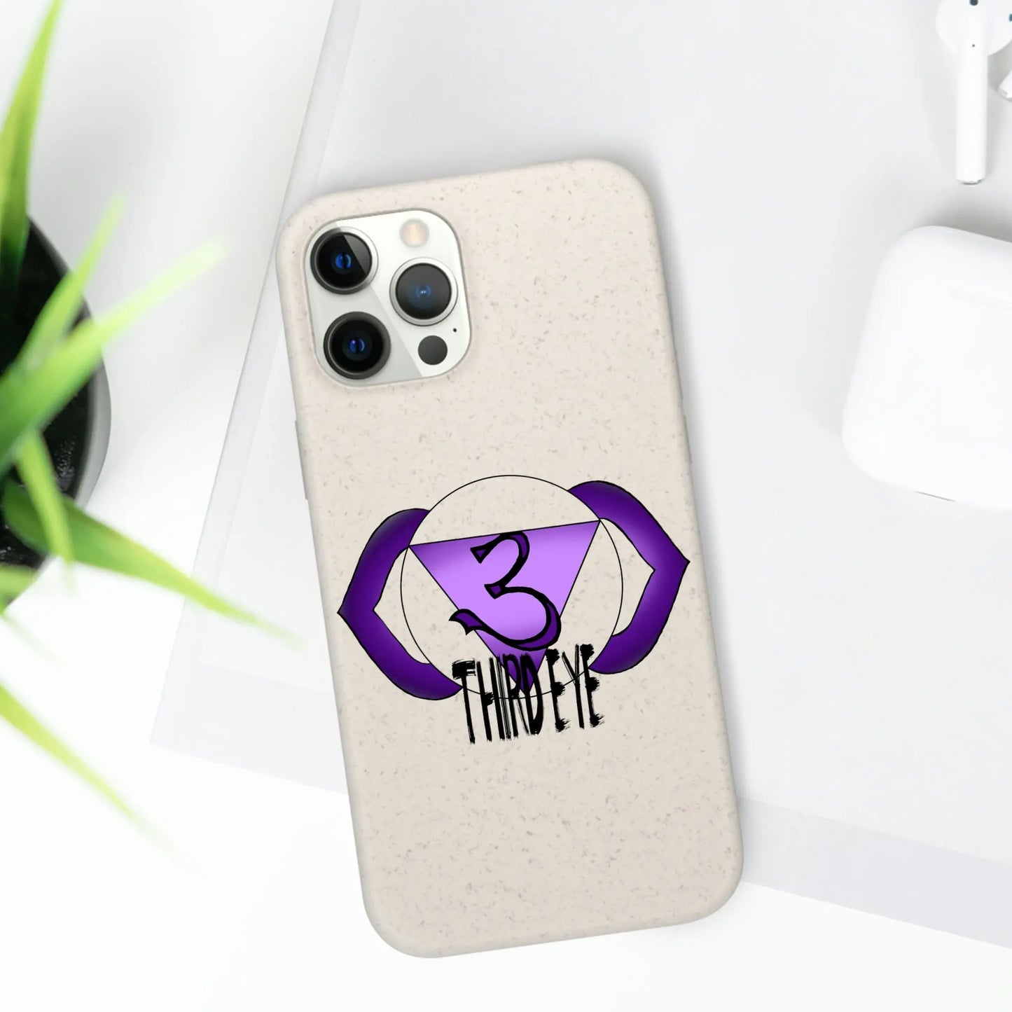 Third Eye Chakra Biodegradable Phone Case Printify