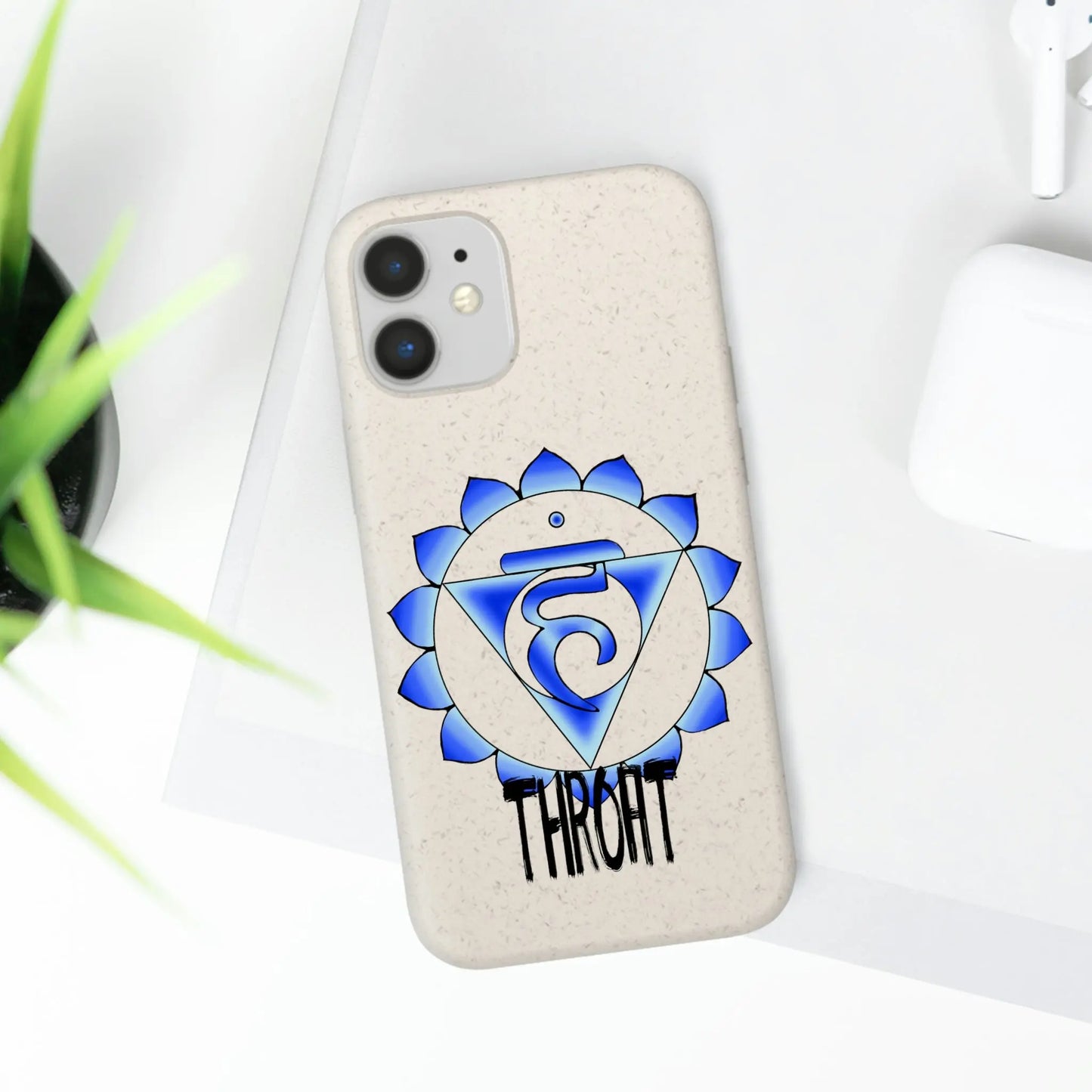 Throat Chakra Biodegradable Phone Case Printify