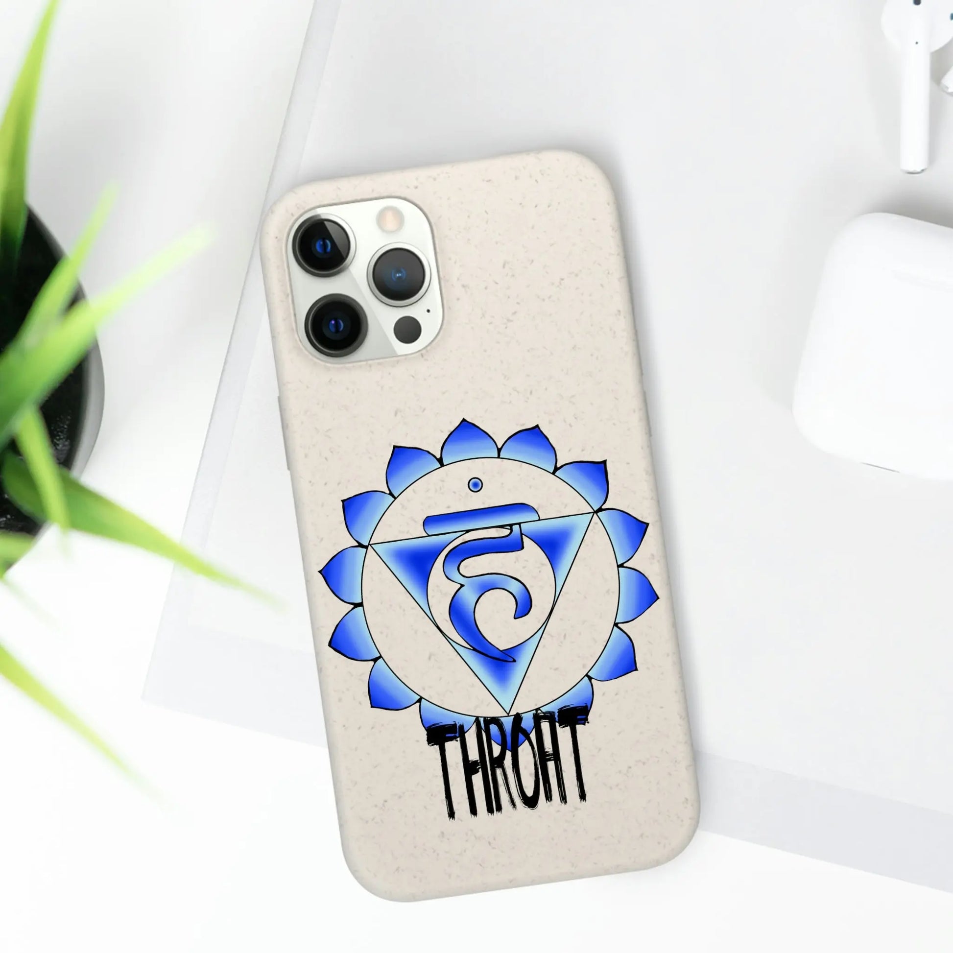 Throat Chakra Biodegradable Phone Case Printify