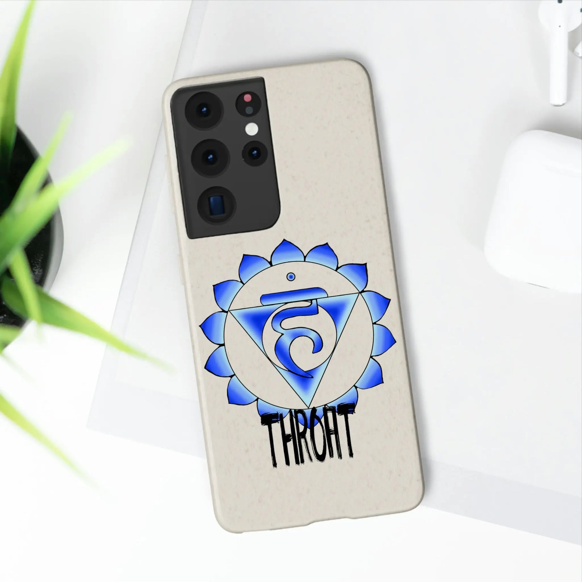 Throat Chakra Biodegradable Phone Case Printify