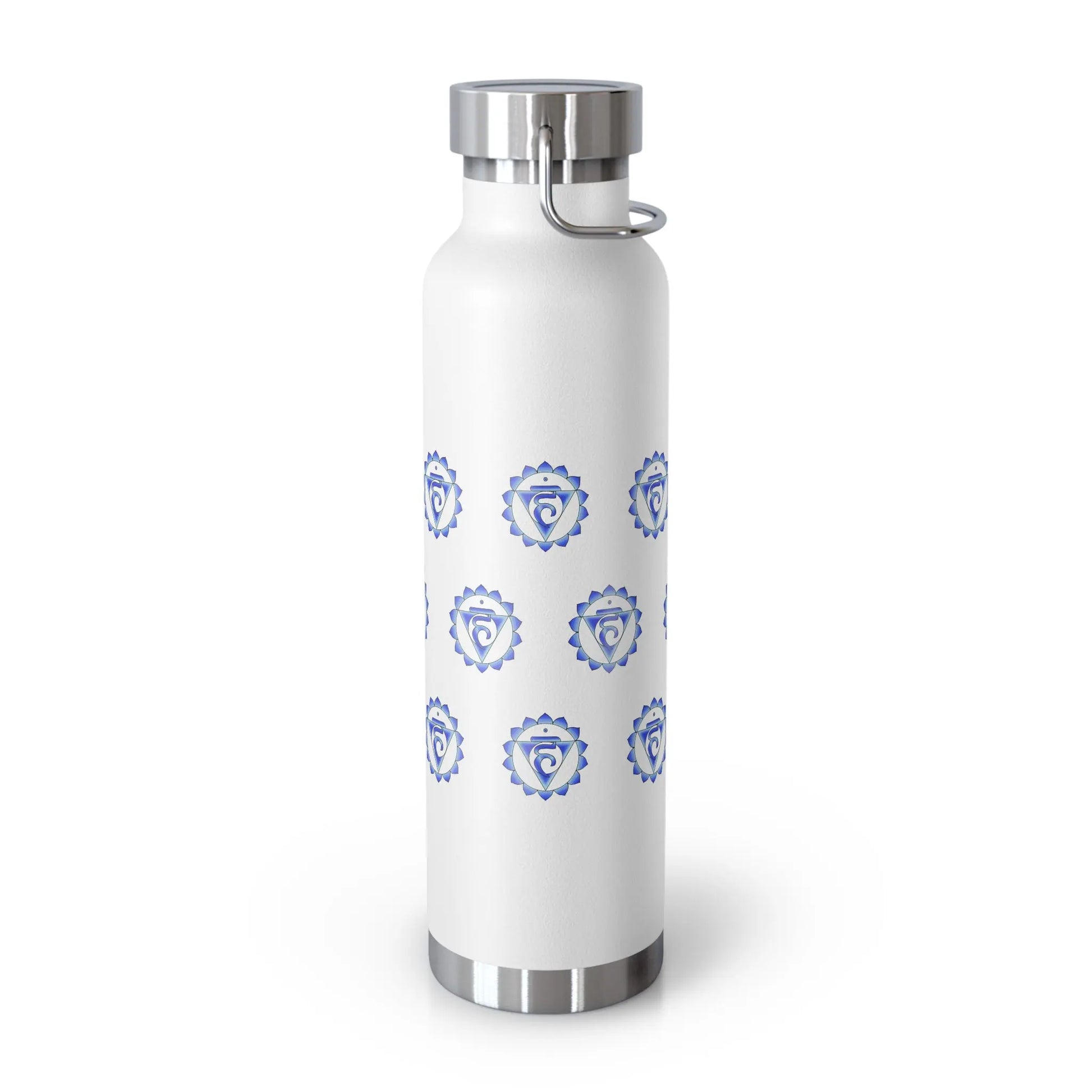 Throat Chakra Copper Vacuum Insulated Bottle, 22oz Printify