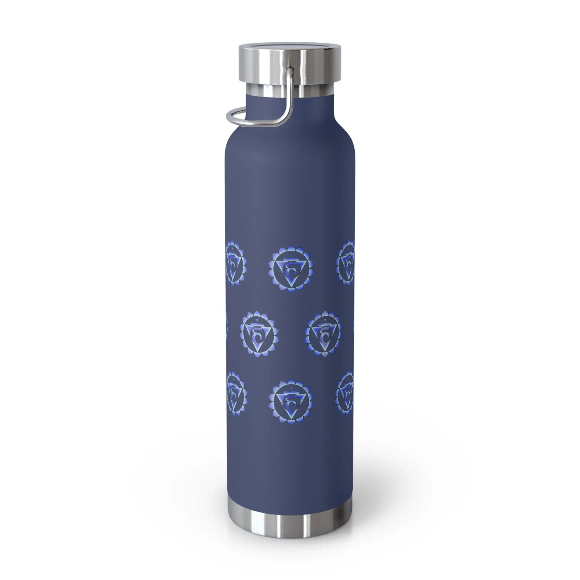 Throat Chakra Copper Vacuum Insulated Bottle, 22oz Printify