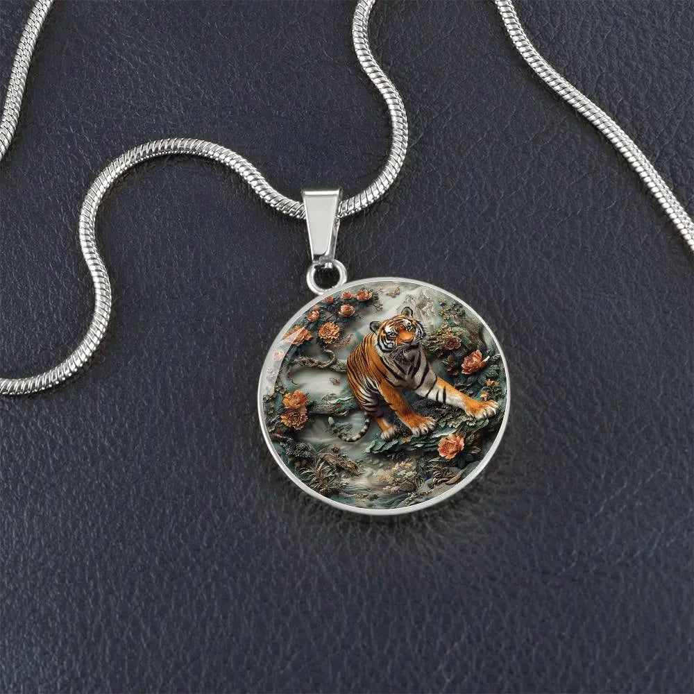 Tiger Chinese Zodiac Necklace ShineOn Fulfillment