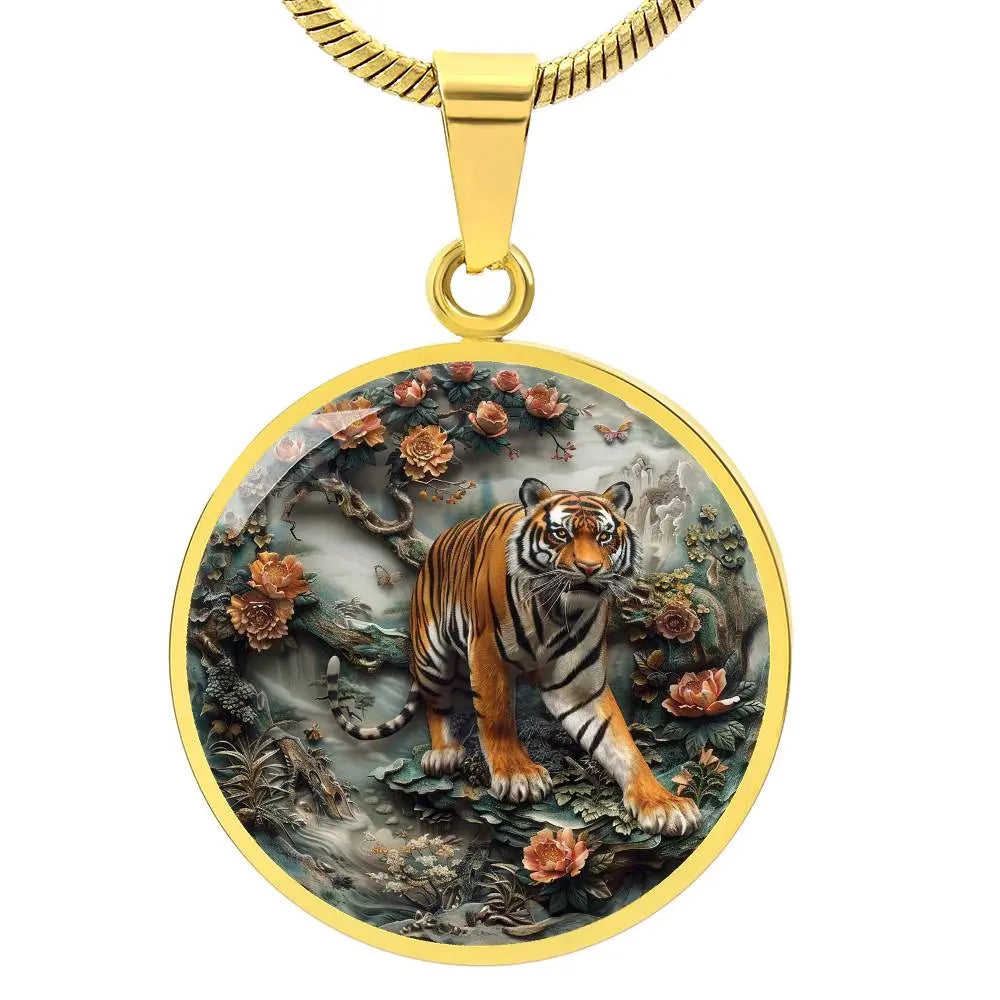 Tiger Chinese Zodiac Necklace ShineOn Fulfillment