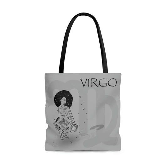 Virgo Zodiac African Queen Tote Bag Printify