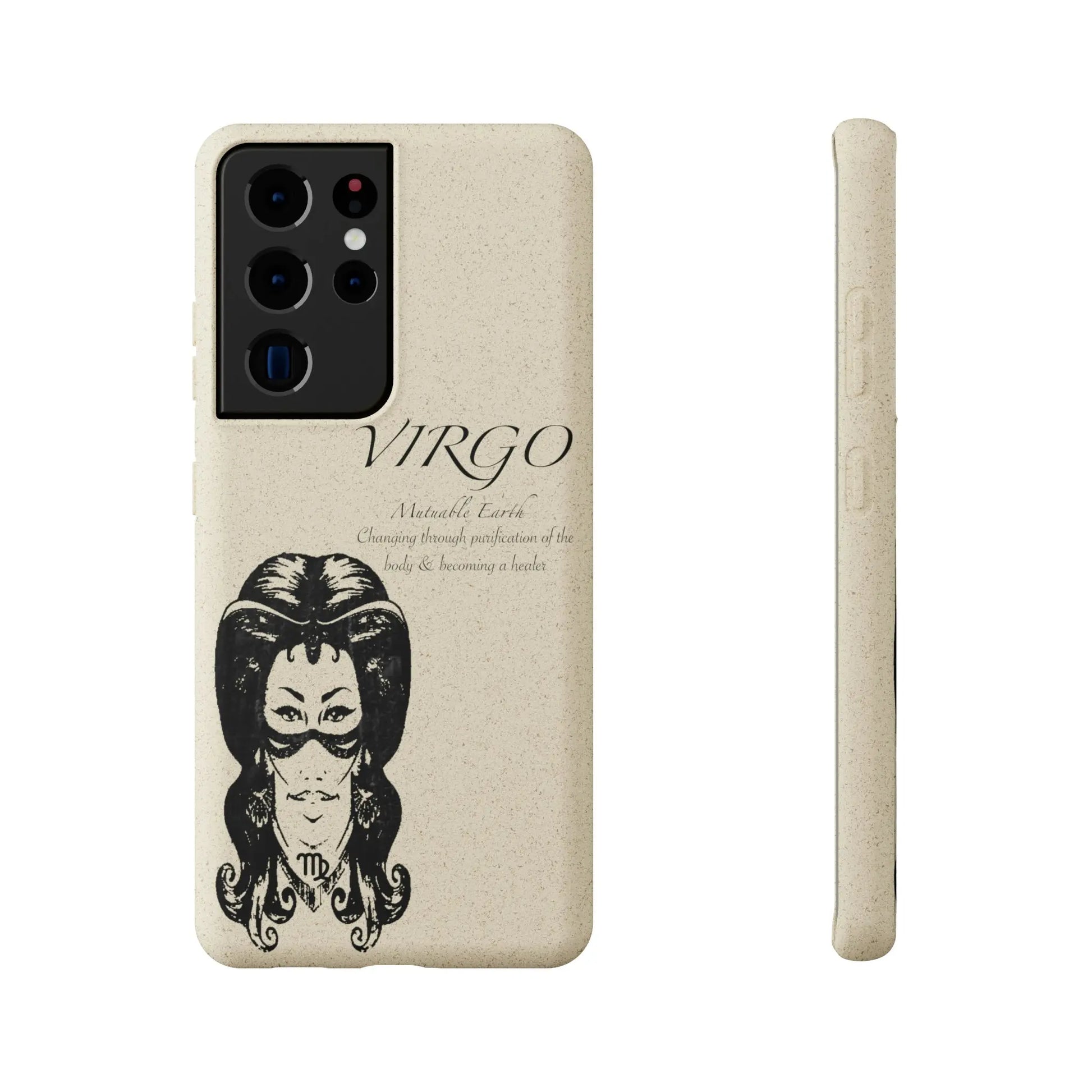 Virgo Zodiac Biodegradable Phone Case Printify