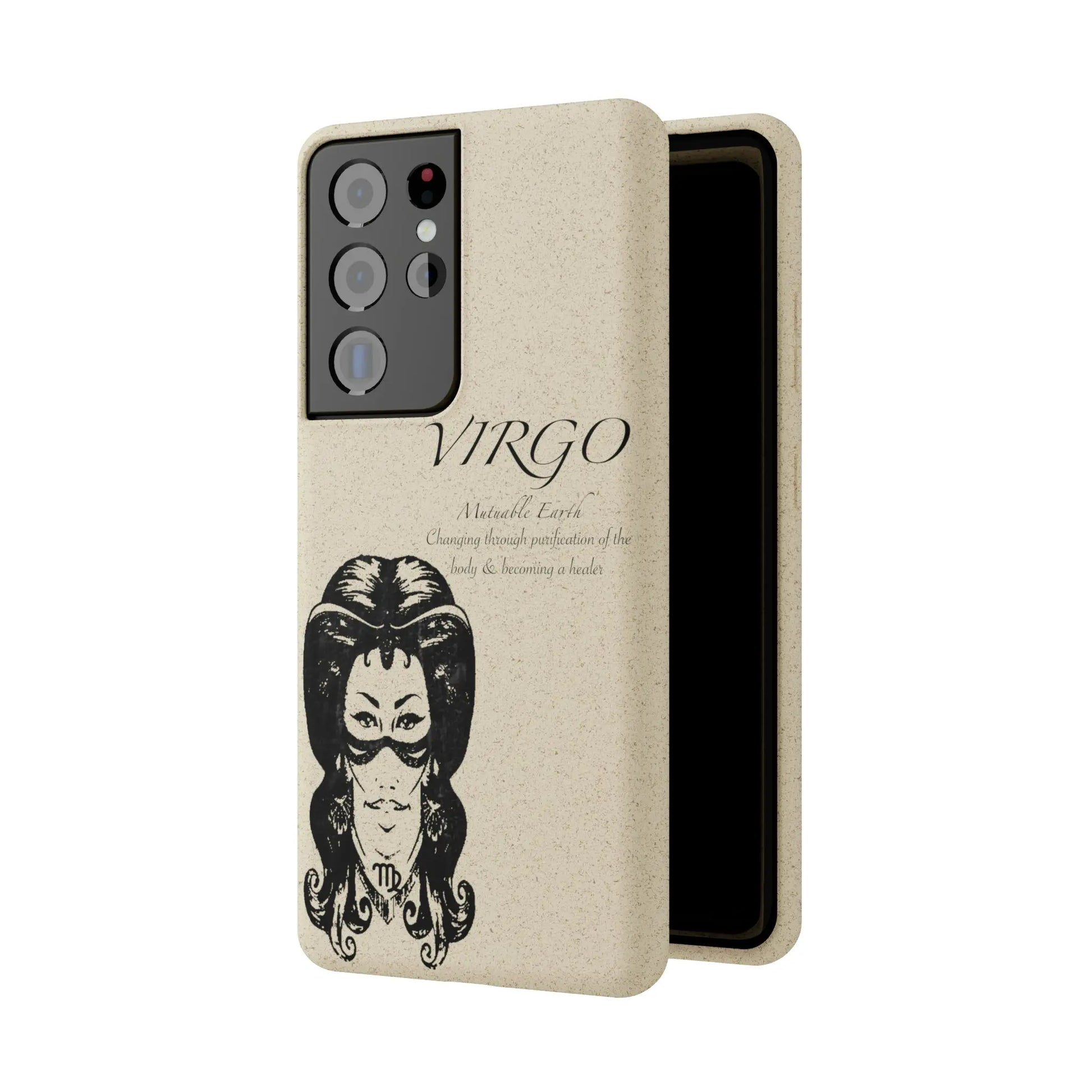 Virgo Zodiac Biodegradable Phone Case Printify