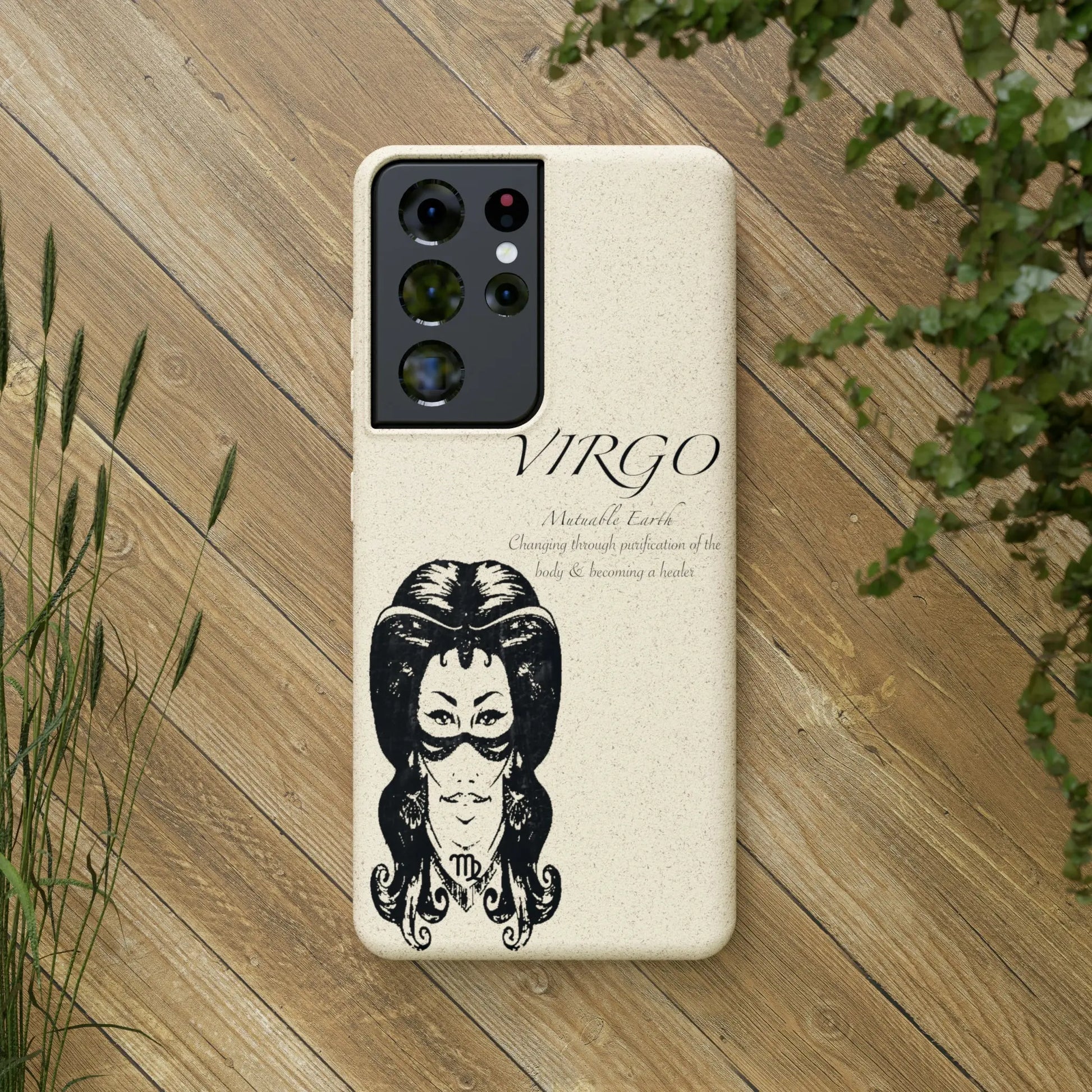 Virgo Zodiac Biodegradable Phone Case Printify