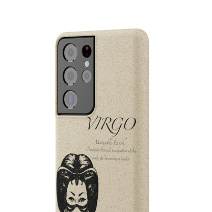 Virgo Zodiac Biodegradable Phone Case Printify