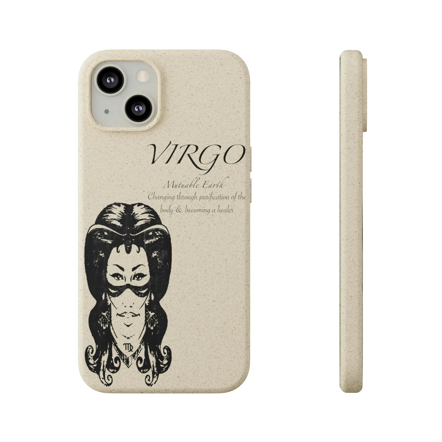 Virgo Zodiac Biodegradable Phone Case Printify