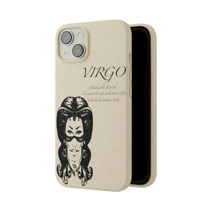 Virgo Zodiac Biodegradable Phone Case Printify