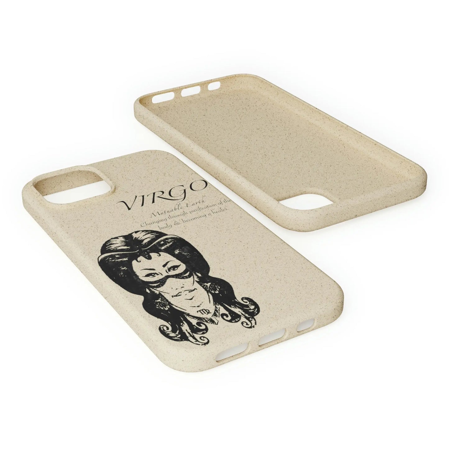 Virgo Zodiac Biodegradable Phone Case Printify