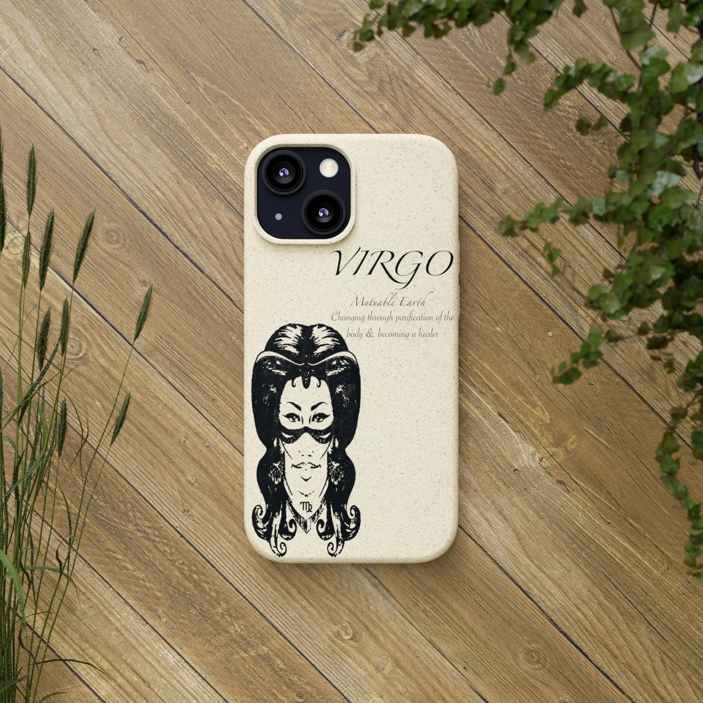 Virgo Zodiac Biodegradable Phone Case Printify