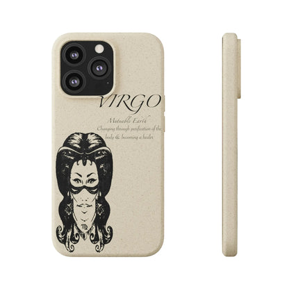 Virgo Zodiac Biodegradable Phone Case Printify