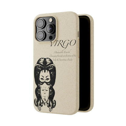 Virgo Zodiac Biodegradable Phone Case Printify