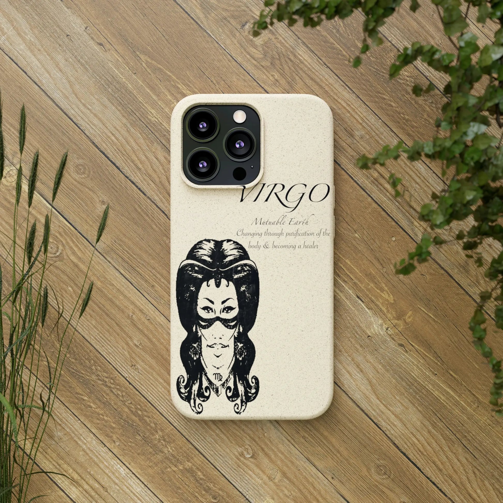 Virgo Zodiac Biodegradable Phone Case Printify