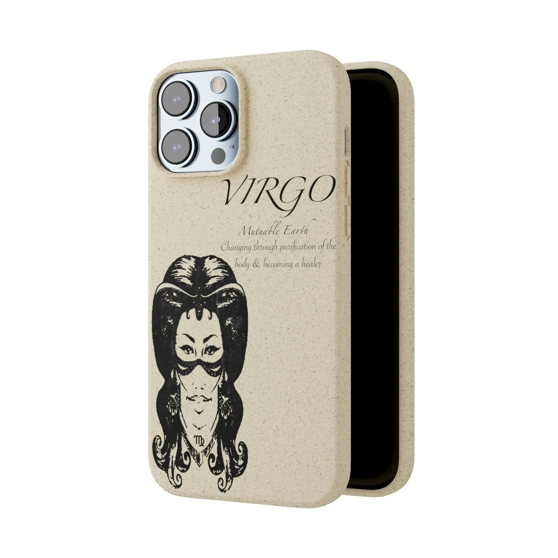 Virgo Zodiac Biodegradable Phone Case Printify