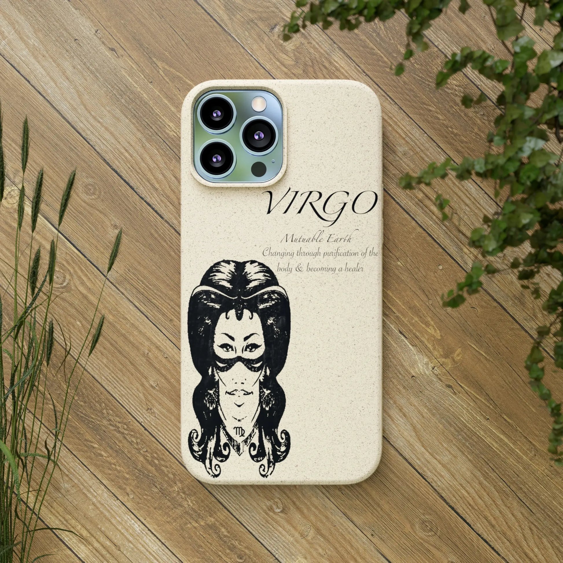 Virgo Zodiac Biodegradable Phone Case Printify