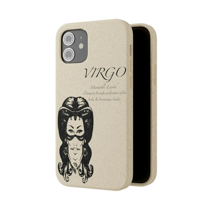 Virgo Zodiac Biodegradable Phone Case Printify