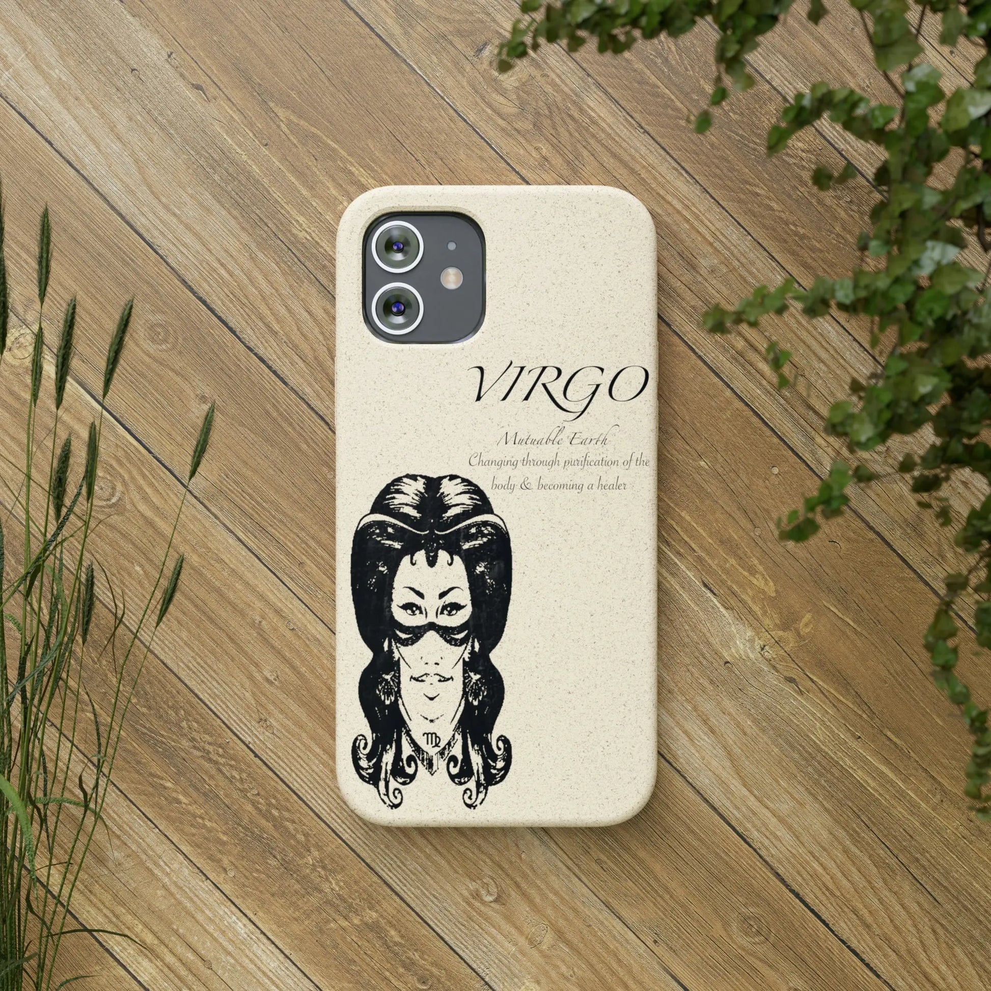 Virgo Zodiac Biodegradable Phone Case Printify