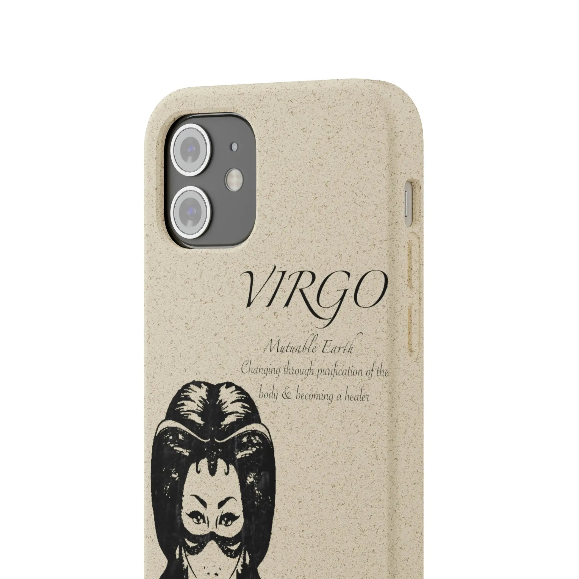 Virgo Zodiac Biodegradable Phone Case Printify