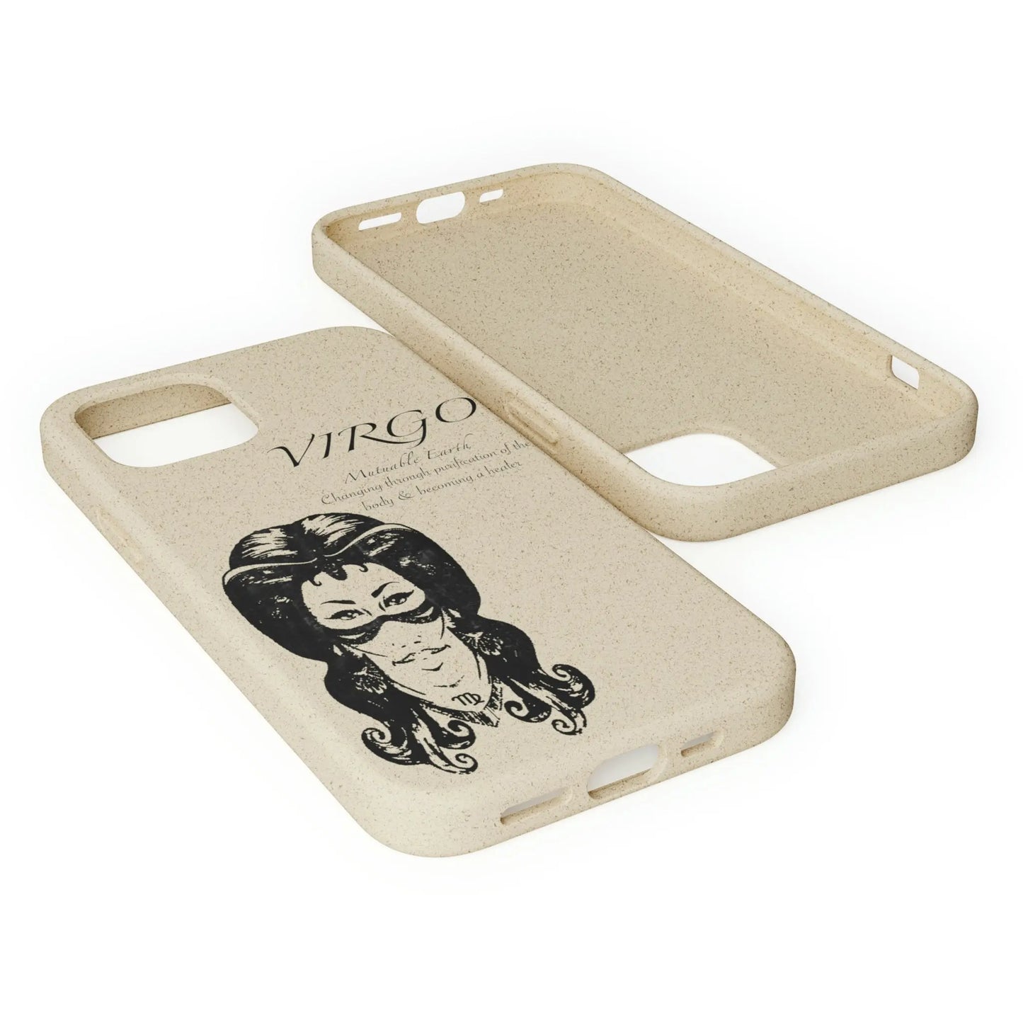 Virgo Zodiac Biodegradable Phone Case Printify